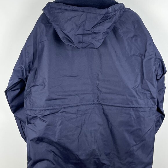 Benedict Safety Wear Parka Jacket Size M Blue Long Sleeve Hooded Zip Pockets - Picture 6 of 9